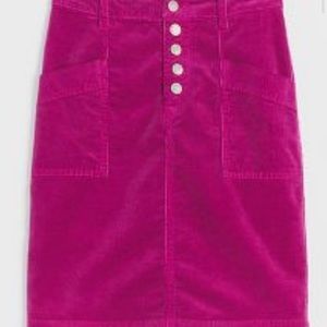 Anthropologie Corduroy Skirt